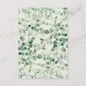 コアラ熊ベビーシャワーベビー用ブック エンクロージャーカード (裏面)