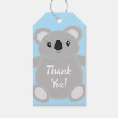 コアラ熊ベビーシャワー ギフトタグ (正面)