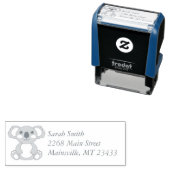 コアラ熊ベビーシャワー セルフインキングスタンプ (インサイチュ)