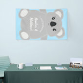 コアラ熊ベビーシャワー 横断幕 (トレードショー)
