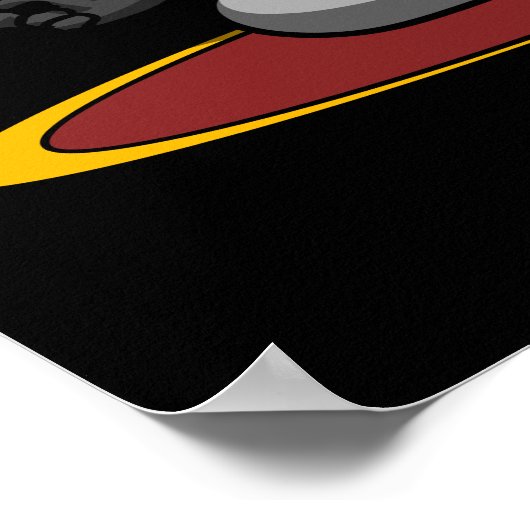 コアラ熊禅ヨガ瞑想動物 ポスター (角)