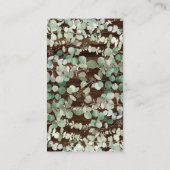 コアラ素朴ベビーシャワーおむつラッフルチケット エンクロージャーカード (裏面)