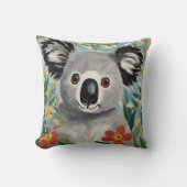コアラ絵画ス クッション (正面)