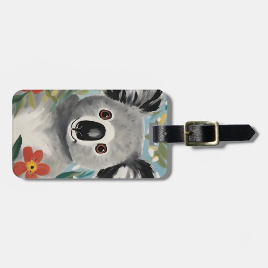 コアラ絵画ス ラゲッジタグ (正面横)