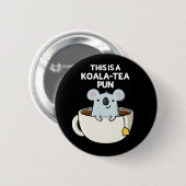 コアラ茶プンコアラおもしろいプンダークBG 缶バッジ (正面&裏面)