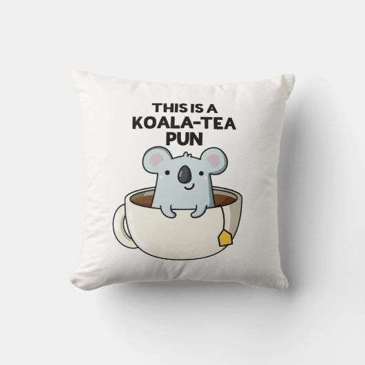 コアラ茶プンコアラおもしろいプン クッション (正面)
