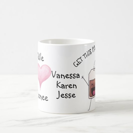 コアラ茶友情のないQuanityのマグ コーヒーマグカップ (中央)