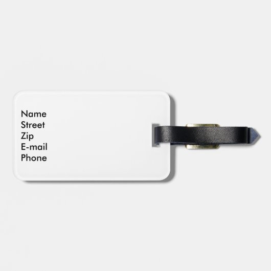 コアラ荷名タグ ラゲッジタグ (裏面横)