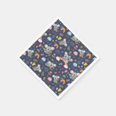 コアラ虹のラブパターン スタンダードカクテルナプキン (角)
