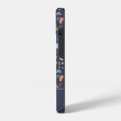 コアラ虹のラブパターン iPhoneケース (左側面)