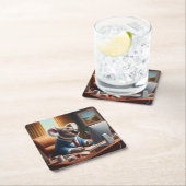 コアラ計算機 スクエアペーパーコースター (インサイチュ)