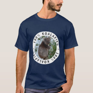 コアラ認定可愛おもしろいい Tシャツ