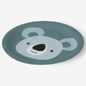 コアラ誕生日キッズルームウォールアート紙プレート ペーパープレート (アングル)