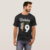 コアラ誕生日9女の子9歳コアラスキッズボー Tシャツ (正面フル)