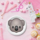 コアラ語 – 絵文字 ペーパープレート (パーティー)