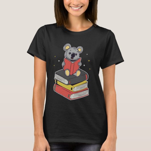 コアラ読ベアの書籍オーストラリアKoala 1 Tシャツ (正面)