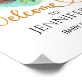 コアラ赤ちゃんシャワー歓迎ポスター ポスター (角)