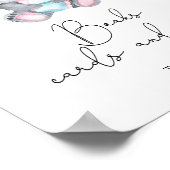 コアラ赤ちゃんシャワー – ブックカードとギフト ポスター (角)