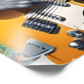 コアラ遊さんのギター、ロックグラフィティ フォトプリント            (角)