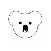 コアラ顔ゴム印 ラバースタンプ (インプリント)