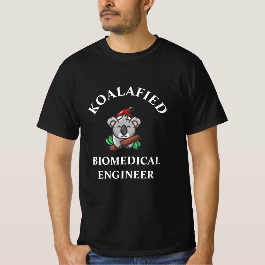 コアラ風バイオメディカルエンジニアTシャツ Tシャツ (正面)