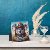 コアラ飛行機パイロット フォトプラーク (インサイチュ)