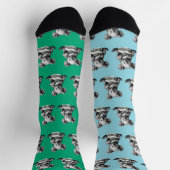 コアラ食べのサンドイッチかわいいクマ ソックス (上部)