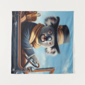 コアラ駆動 タペストリー (正面(横))