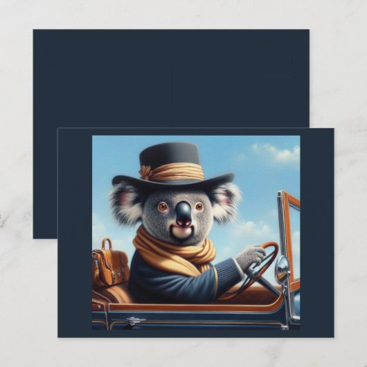 コアラ駆動 ポストカード (正面/裏面)