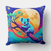 コアラ鮮やかムーン クッション (裏面)