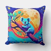 コアラ鮮やかムーン クッション (正面)