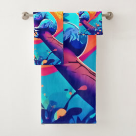 コアラ鮮やかムーン バスタオルセット