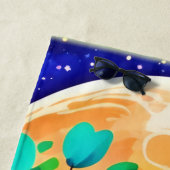 コアラ鮮やかムーン ビーチタオル (インサイチュ)