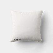 コアラ16 x 16正方形の枕 クッション (裏面)