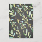 コアラ3連子ベビーシャワーオムツラッフルチケット エンクロージャーカード (裏面)