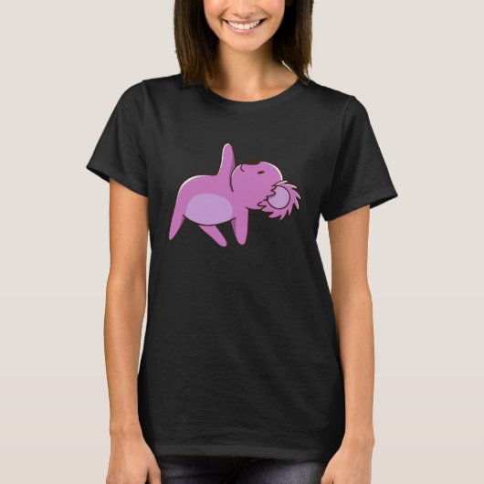 コアラ かわいい オーストラリア ヨガ ポーズ Tシャツ (正面)