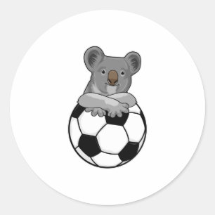 コアラ・アットサッカースポーツ ラウンドシール