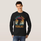 コアラ・オーストラリア動物福祉ニュージーランドオーストラリア Tシャツ (正面フル)
