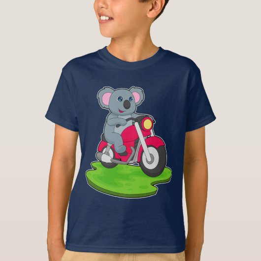 コアラ オートバイ Tシャツ (正面)