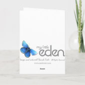 「コアラ・カドル」ポートレート素晴らしアートカード カード (裏面)