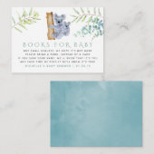 コアラ クマ ユーカリの葉 赤ちゃんの絵本 リクエスト エンクロージャーカード (正面/裏面)