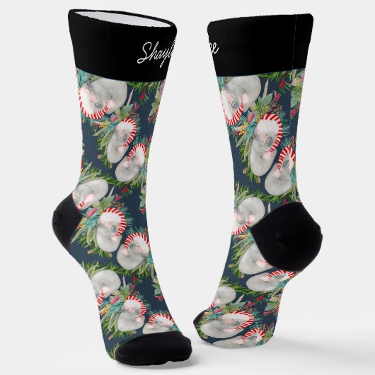 コアラ・クリスマスクルーソックス ソックス (傾斜あり)