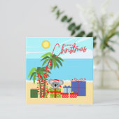 コアラ・クリスマスプレゼント カード (スタンド正面)