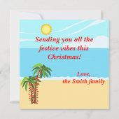 コアラ・クリスマスプレゼント カード (裏面)