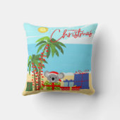 コアラ・クリスマスプレゼント クッション (裏面)