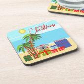 コアラ・クリスマスプレゼント コースター (左側)