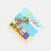 コアラ・クリスマスプレゼント スタンダードランチョンナプキン (角)