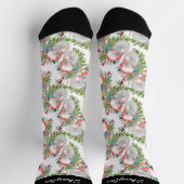 コアラ・クリスマスホワイトクルーソックス ソックス (上部)