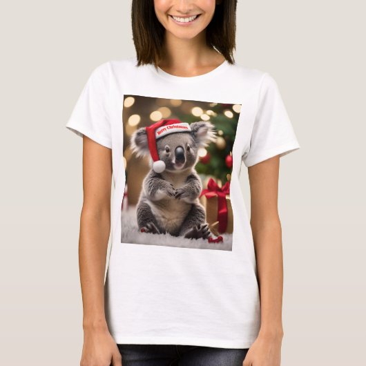 「コアラ・クリス・クリングル:クリスマス・ダウン・ダウン」 Tシャツ (正面)