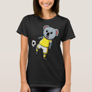 コアラ・サッカー選手ゴールキーパー・ゴアリー・ストライカースポール Tシャツ